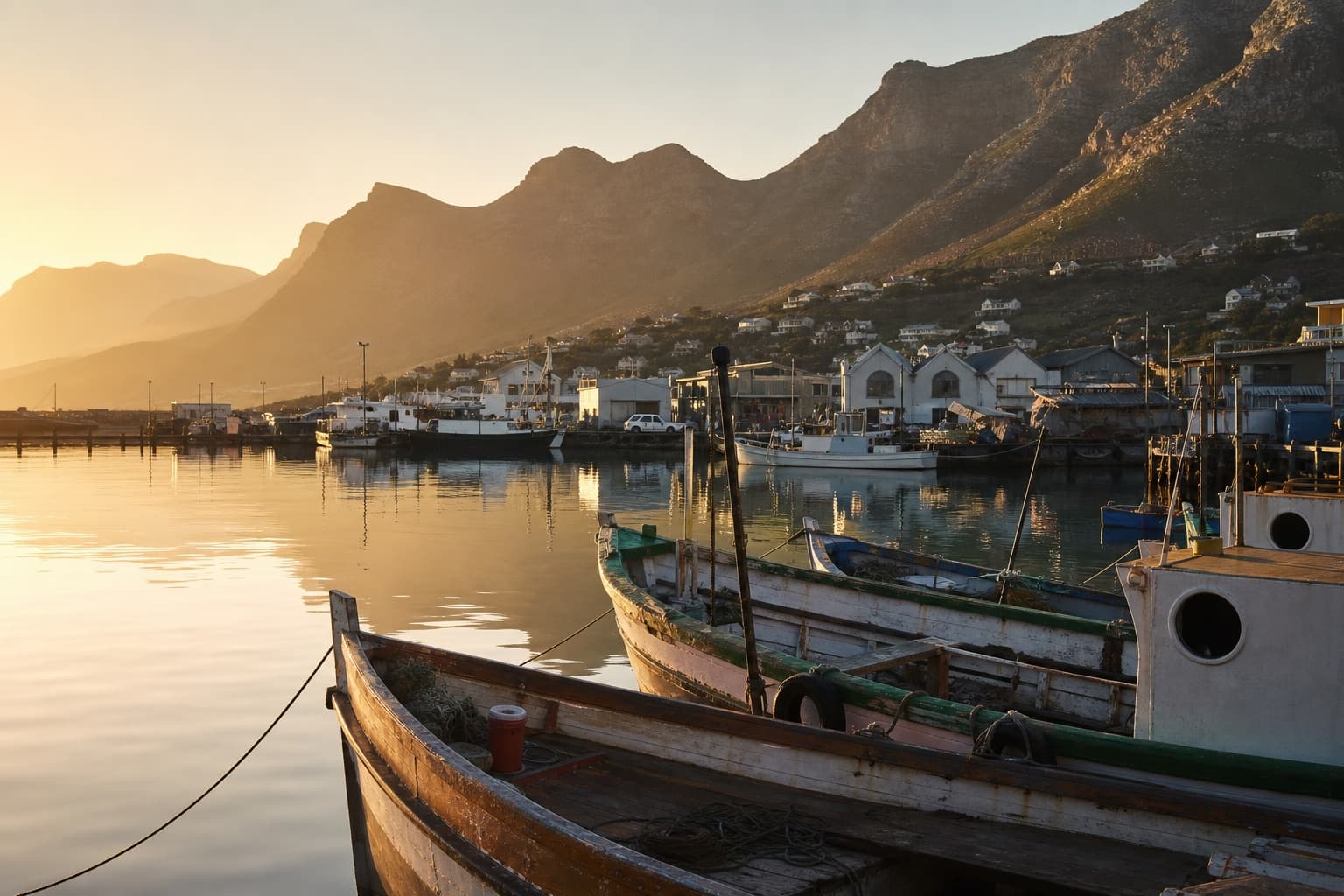 The Hout Bay fishing harbour